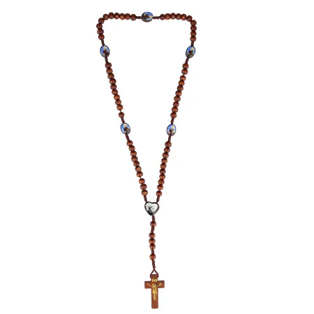 Chapelet de Sainte Bernadette 6 dizaines en bois