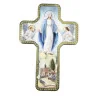 Miraculous Virgin Cross with Angels 18x12 cm