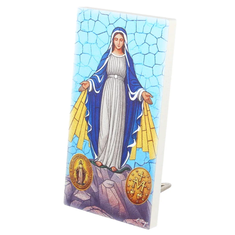 Wooden frame of the Miraculous Virgin, 6x12cm