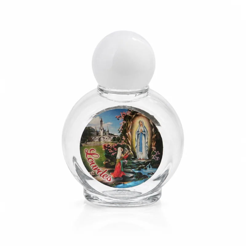 Flacon plastique avec 40ml d'eau de Lourdes