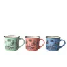 Tazza in ceramica di Lourdes rosa