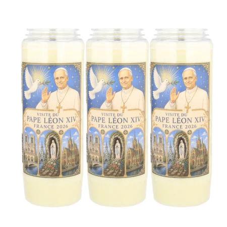 Lot de 3 Bougies Neuvaine...