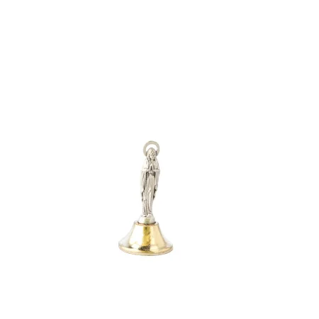 Mini Statue de Notre Dame de Lourdes en métal 3,5cm