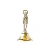 Mini Statue de Notre Dame de Lourdes en métal 3,5cm