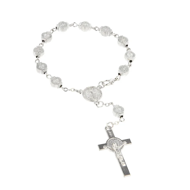 St Benedict’s rosary with metal medallions