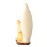 Statua dell’Apparizione di Lourdes in legno dipinto, 15 cm