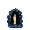Statua di Nostra Signora di Lourdes nella Grotta di Massabielle con glitter