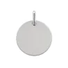 18-carat gold-plated silver Angel Raphael medallion, 16mm