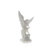 Alabaster statue of St Michael, 12cm