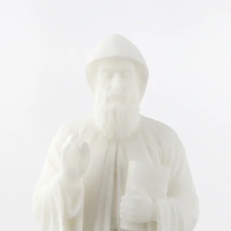 Statua di San Charbel in alabastro, 12 cm