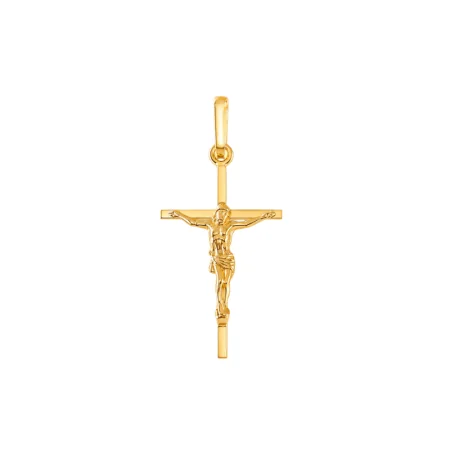 18-carat gold crucifix, 20mm