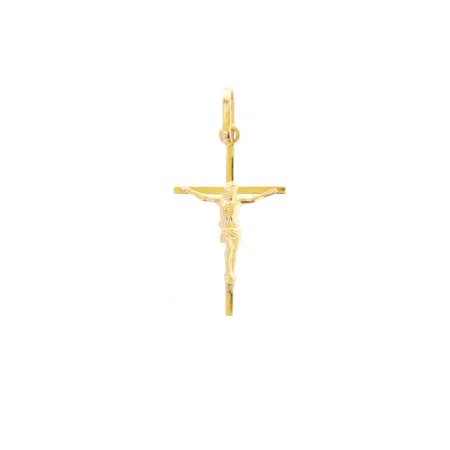 18-carat gold crucifix, 20mm