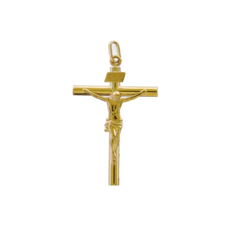Crucifix INRI en Or 18 carats 33mm