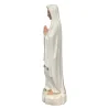 Statue Notre Dame de Lourdes blanche et dorée en résine 60cm
