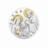 Piastra adesiva della Natività rotonda in alluminio