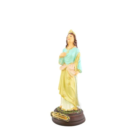 Statue Sainte Philomène peinte à la main résine 20cm