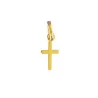 Pendentif mini Croix plaqué or 10mm