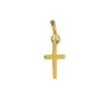 10mm gold-plated mini cross pendant