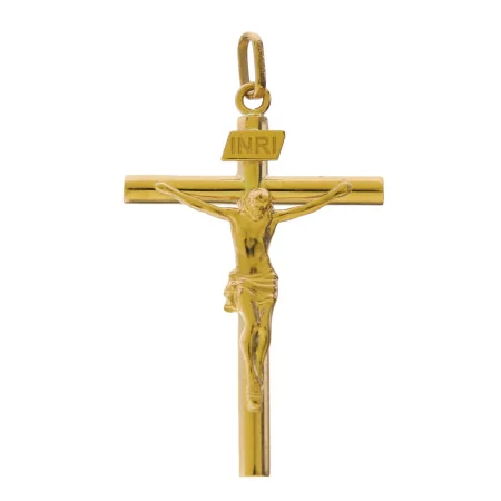 Crucifix INRI en Or 18 carats 33mm