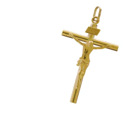 Crucifix INRI en Or 18 carats 33mm