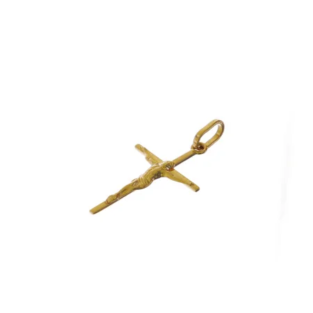 18-carat gold crucifix, 20mm