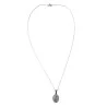 Steel necklace with a Saint Carlo Acutis medallion and illustrated box