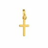 Pendentif mini Croix plaqué or 10mm