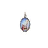 Pope Leo XIV medal with Lourdes on the reverse, metal, 28mm