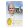 Carte de prière Pape Léon à Lourdes 2026 avec médaille