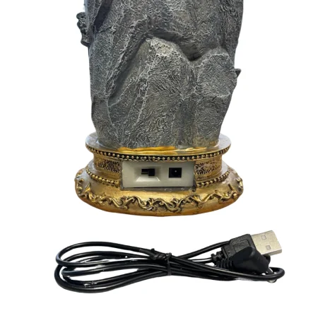 Led musical statue of Lourdes Grotto 36 cm
