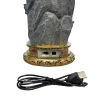 Led musical statue of Lourdes Grotto 36 cm