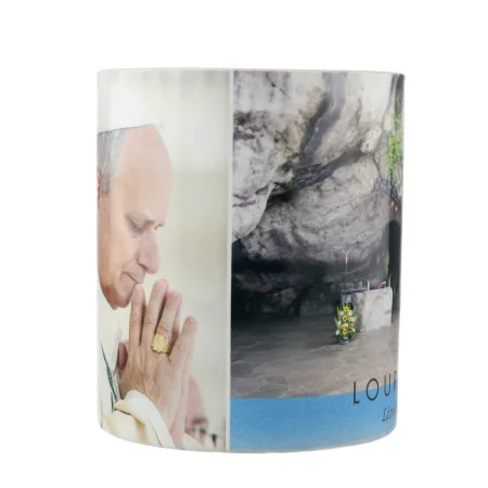 Tazza di Papa Leone XIV - Lourdes 2026