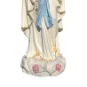 80 cm coloured statue of Our Lady of Lourdes in resin for outdoor use
