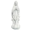 Statue Notre Dame de Lourdes Blanche pour l'extérieur en résine 100 cm