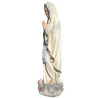 Statua della Madonna di Lourdes da 100 cm in resina colorata per esterni