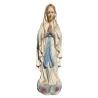 Statue Notre Dame de Lourdes pour l'extérieur en résine coloré 100 cm