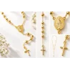 4 mm gold rosary of the Miraculous Virgin