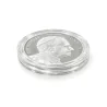 Medaglia souvenir argentata Papa Leone XIV e Lourdes