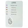 Image religieuse de Saint Joseph avec une médaille