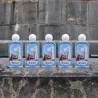 Set of five 80 ml plastic bottles with Lourdes water and Lourdes Apparition