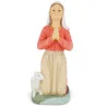 Statua di Santa Bernadette in ginocchio in resina, 45 cm