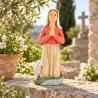 Statua di Santa Bernadette in ginocchio in resina, 45 cm