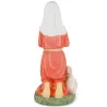 Statue de Sainte Bernadette à genoux en résine 45 cm