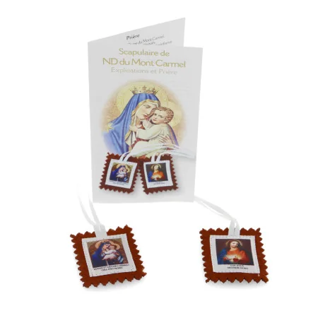 Collier scapulaire de Notre-Dame du Mont-Carmel