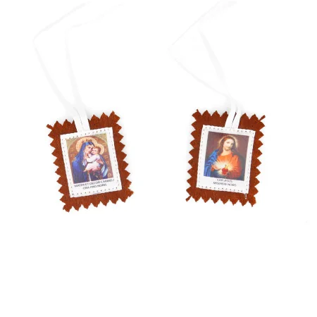 Collier scapulaire de Notre-Dame du Mont-Carmel
