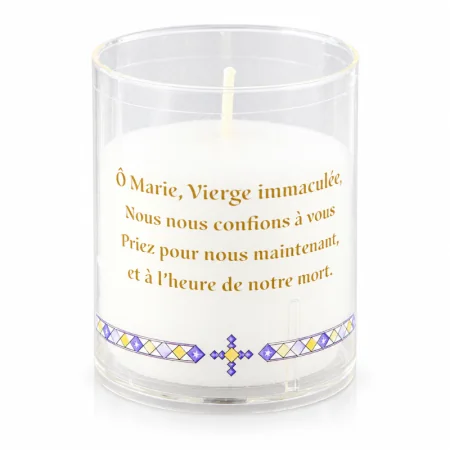 Candela votiva di Nostra Signora di Lourdes