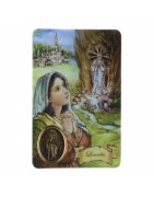 Immaginette religiose souvenir di Lourdes