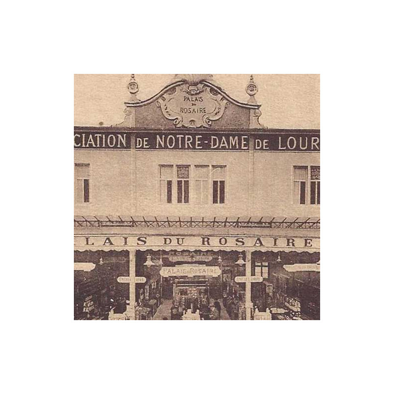 negozio di articoli religiosi a Lourdes dal 1914