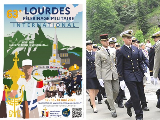 Il pellegrinaggio militare internazionale a Lourdes