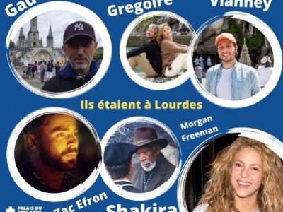Celebrità a Lourdes: 20 star al Santuario di Lourdes
